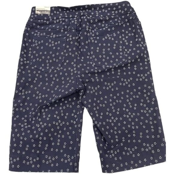 SLIM-SATION Golf Pull On Print Walking Short Size 4 - Picture 2 of 2